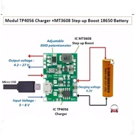 "tdr01" Modul Kit DIY Mini Backup UPS DC 3.7V Output 5V 9V 12V 2A 2000mAh