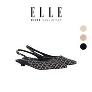 Elle Anna Comfy Fit Footbed Microfiber Leather Flats
