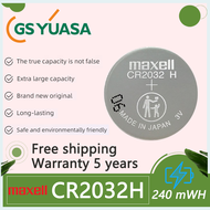 Maxell Baterai CR2032H 3V Untuk Remote Mobil & Kunci Elektronik - CR2032H/CR2032E Asli [Gratis Ongki