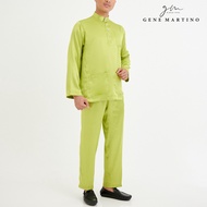 Gene Martino Baju Melayu Regular fit with pesak ( Green Color Collection ) - MA666SU