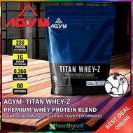 Agym Nutrition Titan Whey 2kg 66 servings Halal Whey Protein Powder Fitness Gym Supplement