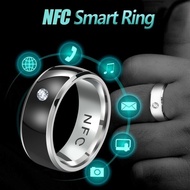 Fashionable Men's and Women's New Technology NFC Stainless Steel Smart Ring, Suitable for IPhone and