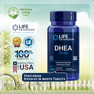 DHEA, 25 mg, 100 vegetarian dissolve-in-mouth tablets [Life Extension: Exp 03/27]