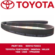 Alternator Drive Belt 90916-T2033 for TOYOTA Innova / Fortuner / Hilux 2016-2019 (1GD/2GD)