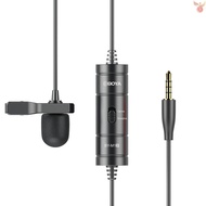 BOYA BY-M1S Upgraded Lavalier Microphone Omni-directional Condenser Lapel Mic 3.5mm TRRS Plug 6M Long Cable No Need Battery  Came-507