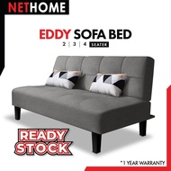 ⚡️Readystock⚡️Nethome: Eddy durable 2 seater or 3 seater or 4 seater foldable sofa bed design/sofa/sofabed sofa/sofa