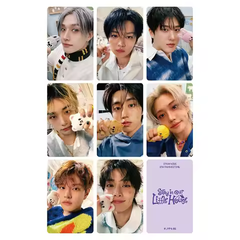 Stray Kids Stay in Our Little House Photocard Set - 8Pcs SKZOO 6th Fanmeeting Lomo Cards Kpop Collec