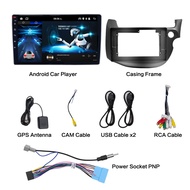 AO 🔥สินค้าขายดีอันดับ1🔥เครื่องเล่นหน้าจอ10นิ้ว HONDA JAZZ GE 2008-2013 จอแอนดรอยด์เชฟ ram4G rom128G