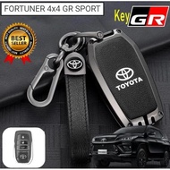 - TOYOTA FORTUNER 4x4 GR SPORT TSS 2024 2025 2026 Metal Leather Remote Key Cover