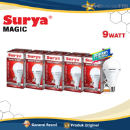 Surya Bohlam Lampu Emergency MAGIC 9W Cahaya Putih Tahan Hingga 5 Jam PROMO ISI 5PCS - GARANSI RESMI