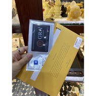 White moissanite diamond 5mm (0,8 ct)