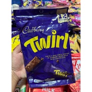 Cadbury twirl 12 mini chocolate bars 168g