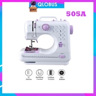 QLOBUS Sewing Machine FHSM 505A Pro Upgraded 12 Sewing Portable Mini Sewing Machine Mesin Jahit 505