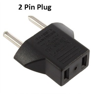 Universal to 2 Pin 2Pin 3 Pin 3Pin EU German AC Travel Power Adapter In Out Power Plug Converter Ada