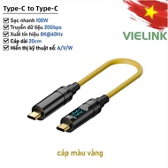 Type C to C fast charging cable 13cm, fast phone charging cable