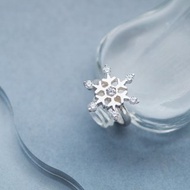 雪花 絲巾扣 925銀