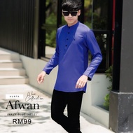 KURTA AFWAN ELRAH EXCLUSIVE ( NAVY BLUE )