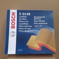 BOSCH Engine Air Filter S0149 For VINFAST Lux A. Lux SA, BMW 5 series (F10, F11), X1 (E84),...