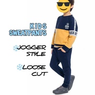 🔥LIVE LOCK🔥Children Sweatpants Kids Jogger Pants 0 - 12 TAHUN