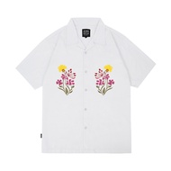 KEMEJA Rown Division Official Stockroom Bowling Shirt - Rown Division Allison White Shirt