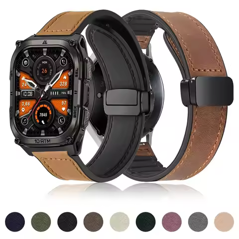 Soft Leather Strap for KOSPET Tank M4 T4 20mm 22mm Men Women Wristband for Huawei Watch GT 6 5 4 Pro