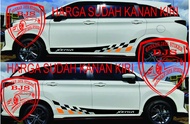 NEW CUTTING STICKER STIKER MOBIL AVANZA XENIA STICKER STRIPE BODY MOBIL AVANZA XENIA CUSTOM TULISAN