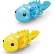 Robo Axolotl Alive Robo Fish Robotic Swimming Fish, A Living pet Baby Axolotl (Blue + Yellow) 2 Pack
