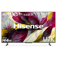 [2024] Hisense U7N ULED 4K Mini LED Pro Smart TV 55 65 75 85 100 inch | 144Hz VRR | Dynamic Tone Mapping PRO | IMAX Enhanced | Full Array Local Dimming PRO | Dolby Vision IQ &amp; Atmos | Game Bar | Game Mode Pro | HDR10+ Adaptive | MEMC 240 Ultra Motion