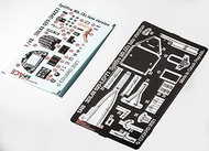 Edualdo 1/48 Space Spitfire Mk.9c Late Interior 3D Decal Etched Parts Set (for Edudo) Plastic Model