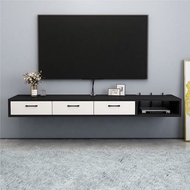 TV Cabinet Grade Multi-Functional Solid Wood Simplicity Modern Wall-Mounted Small Apartment Can Be Customized Punch-Free/Wall Mount TV Console Cabinet