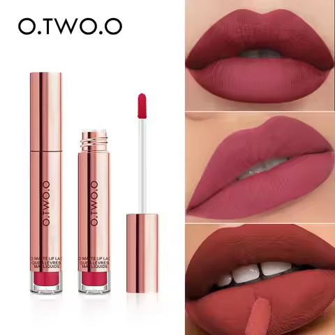 O.TWO.O 12 colors High Quality Velvet Matte lipstick Long Lasting Lips Makeup Waterproof Easy to Wea