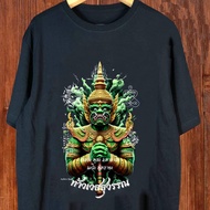 Phitakhon Cotton Round Neck T-Shirt Thai Cultural Elements S-5xl 4