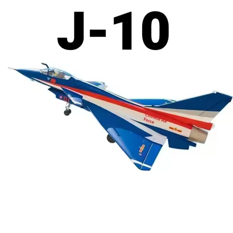 Fms J10 Rc Fighter Jet 64mm Edf Fixed Wing Airplane With Flight Controller Chinese Pla Air Force Rc 