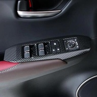 4Pcs For Lexus NX300h NX200 NX300 LHD Car Window Lift Switch Button Panel Cover Frame Stickers Car S