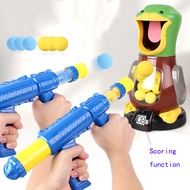 Air Pump Shooting Game Soft Bullet Gun Toys Pellet Gun Hit Duck Game Children Toy for Boys Scoring S