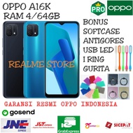 OPPO A16k RAM 4/64GB GARANSI RESMI OPPO INDONESIA