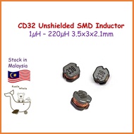CD32 SMD Inductor 3.5*3*2.1mm Induktor Choke 1uH 1.5uH 2.2uH 3.3uH 4.7uH 6.8uH 10uH 15uH 22uH 33uH 4
