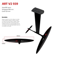 Terlaris Gy-art V2 939 Carbon Fiber Hydrofoil Berprestasi tinggi 900sqcm Layang-layang Melayari Akse