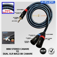 HP made in japan - audio cable sound cable/ Besthp 1x Mini Stereo 3.5 mm CN to 2x XLR Male CN BK - W