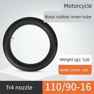 tayar motor 70 90 17 tubeless hub sprocket y15 摩托车内胎110/90-16直咀丁基胶内胎