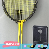 UMISTYDREAMUM9U Badminton Rackets Holder, Wall Mounted Punch-Free Tennis Racket Wall Rack, Durable A