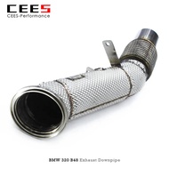 CEES Exhaust Downpipe for BMW 320 B48 2.0T 2019-2022 Catless Downpipe Catalytic Converter Performanc