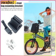 [paradise1.sg] Bicycle Front Shelf Carrier Bag Block Rack Bracket for Brompton Folding Bike