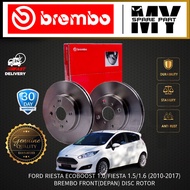 FORD FIESTA ECOBOOST 1.0  FIESTA 1.5   FIESTA 1.6 [2010~2017] FRONT   DISC BRAKE ROTOR PLATE  BREMBO
