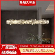 Italian Modern Simple Bar Crystal Dining Table Restaurant Light Light Luxury Light Creative Long Str