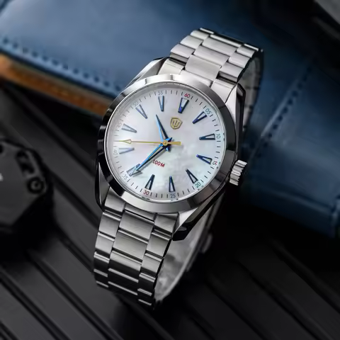 Watchdives WD0006C Watch VH31 Sweep Second Movement Sapphire Crystal BGW9 Luminous 10Bar Waterproof 