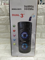 Viral - PORTABLE SPEAKER BLUETOOTH BT WIRELESS SK-70 SK 70