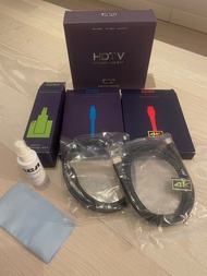 $80➡️$40 高清 HDMI + 電視天線 + 清潔套裝 4K HDMI &amp; TV Cable and Cleaning Set