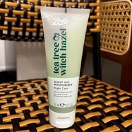 (英國製造) Boots Tea Tree & Witch Hazel Night Gel Moisturiser (75ml)