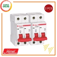 Himel 6 Series MCB 2 Pole C 6/4.5KA 230V (Bundle of 2 pcs)